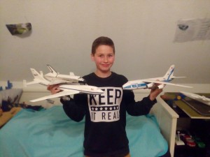 Michel und seine Modellflugzeuge